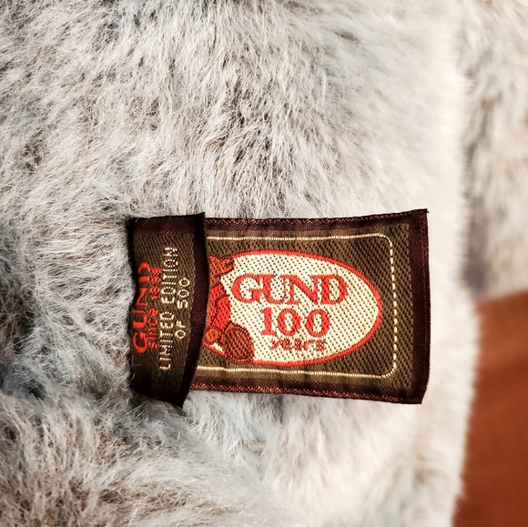 NWT Gund Teddy Bear, 100th Ann, Signature Collection, signed, Original Bow, Tags - Picture 9 of 16